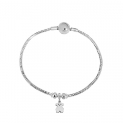 Stainless steel jewelry charms bracelet for women