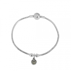 Stainless steel jewelry charms bracelet for women