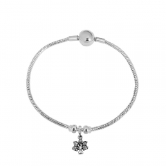 Stainless steel jewelry charms bracelet for women