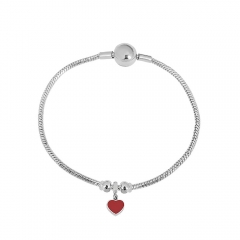 Stainless steel jewelry charms bracelet for women
