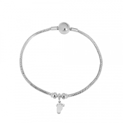 Stainless steel jewelry charms bracelet for women