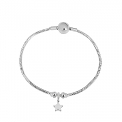 Stainless steel jewelry charms bracelet for women