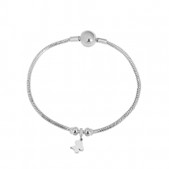 Stainless steel jewelry charms bracelet for women