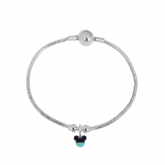 Stainless steel jewelry charms bracelet for women