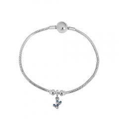 Stainless steel jewelry charms bracelet for women