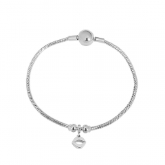 Stainless steel jewelry charms bracelet for women