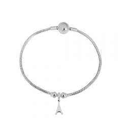 Stainless steel jewelry charms bracelet for women
