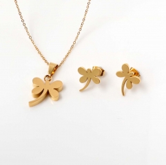 Stainless steel jewelry Earrings and necklaces set Wholesale