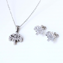 Stainless steel jewelry Earrings and necklaces set Wholesale