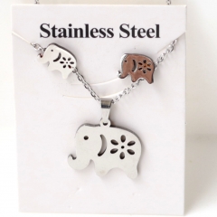 Stainless steel jewelry Earrings and necklaces set Wholesale