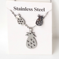 Stainless steel jewelry Earrings and necklaces set Wholesale