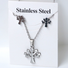 Stainless steel jewelry Earrings and necklaces set Wholesale