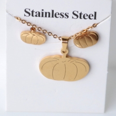 Stainless steel jewelry Earrings and necklaces set Wholesale