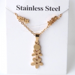 Stainless steel jewelry Earrings and necklaces set Wholesale