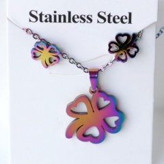 Stainless steel jewelry Earrings and necklaces set Wholesale