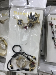 Stainless steel jewelry Earrings and necklaces set Wholesale