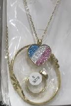 Stainless steel jewelry Earrings and necklaces set Wholesale