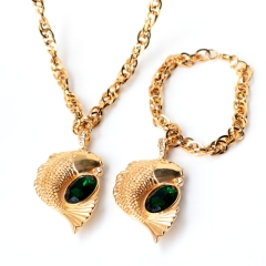 Stainless steel jewelry set, Necklace and bracelet wholesale