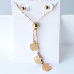 Stainless steel jewelry Earrings necklaces  set Wholesale