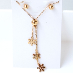 Stainless steel jewelry Earrings necklaces  set Wholesale