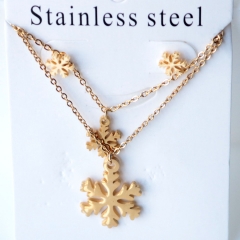 Stainless steel jewelry Earrings necklaces  set Wholesale