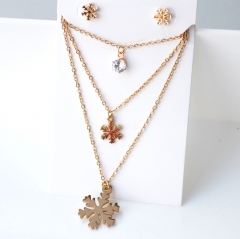 Stainless steel jewelry Earrings necklaces  set Wholesale