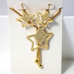 Stainless steel jewelry Earrings necklaces  set Wholesale