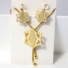 Stainless steel jewelry Earrings necklaces  set Wholesale