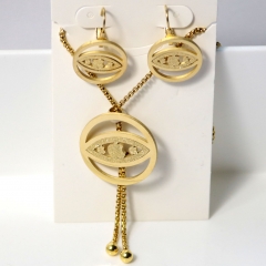 Stainless steel jewelry Earrings necklaces  set Wholesale