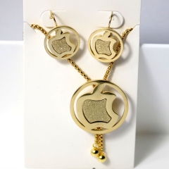 Stainless steel jewelry Earrings necklaces  set Wholesale