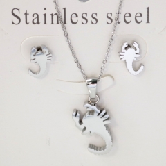 Stainless steel jewelry Earrings necklaces  set Wholesale