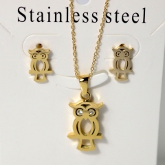 Stainless steel jewelry Earrings necklaces  set Wholesale