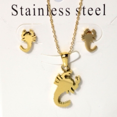 Stainless steel jewelry Earrings necklaces  set Wholesale