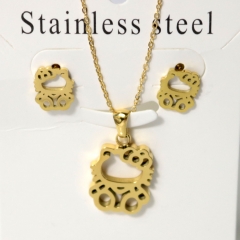 Stainless steel jewelry Earrings necklaces  set Wholesale