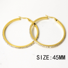 Stainless steel jewelry for women hoop earrings wholesale