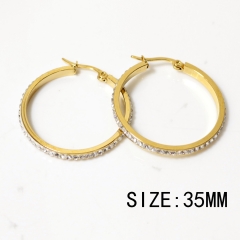 Stainless steel jewelry for women hoop earrings wholesale