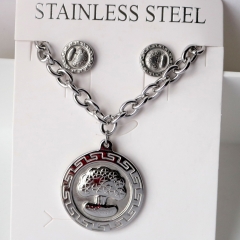 Stainless steel jewelry Earrings necklaces  set Wholesale