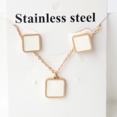 Stainless steel jewelry Earrings necklaces  set Wholesale