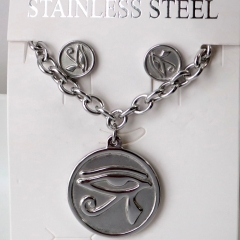 Stainless steel jewelry Earrings necklaces  set Wholesale