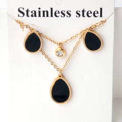 Stainless steel jewelry Earrings necklaces  set Wholesale