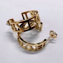 Stainless steel jewelry for women hoop earrings wholesale