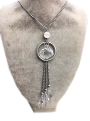 Stainless steel jewelry sweater chain necklace wholesale