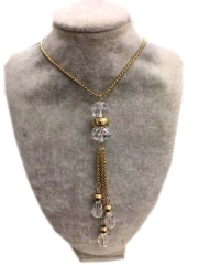 Stainless steel jewelry sweater chain necklace wholesale