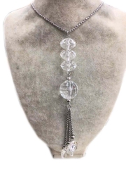 Stainless steel jewelry sweater chain necklace wholesale