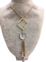 Stainless steel jewelry sweater chain necklace wholesale