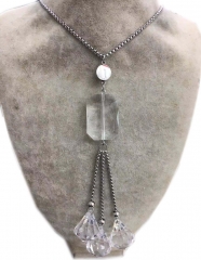 Stainless steel jewelry sweater chain necklace wholesale