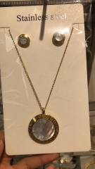 Stainless steel jewelry Necklace  Earrings Wholesale