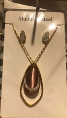 Stainless steel jewelry Necklace  Earrings Wholesale