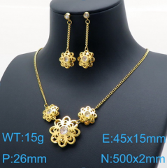 Stainless steel jewelry Necklace  Earrings Wholesale