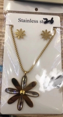 Stainless steel jewelry Necklace  Earrings Wholesale